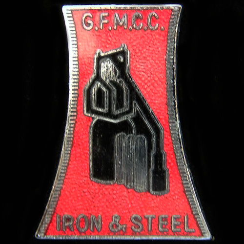 Iron & Steel Rally pin badge