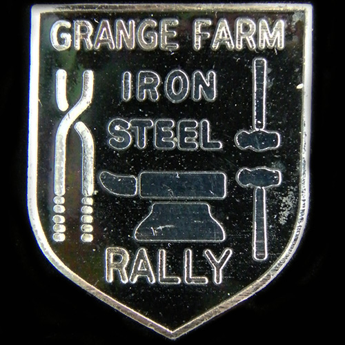 Iron & Steel Rally pin badge