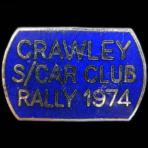Crawley Sidecar Club pin badge