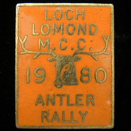 Antler Rally pin badge