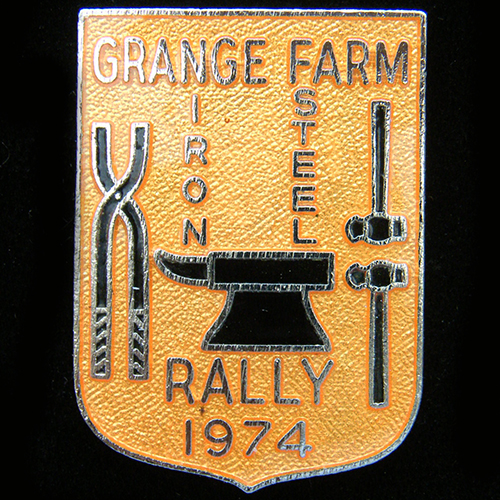 Iron & Steel Rally pin badge