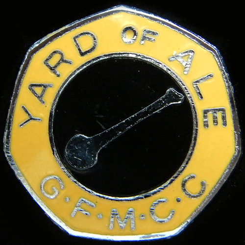 Yard of Ale Rally pin badge
