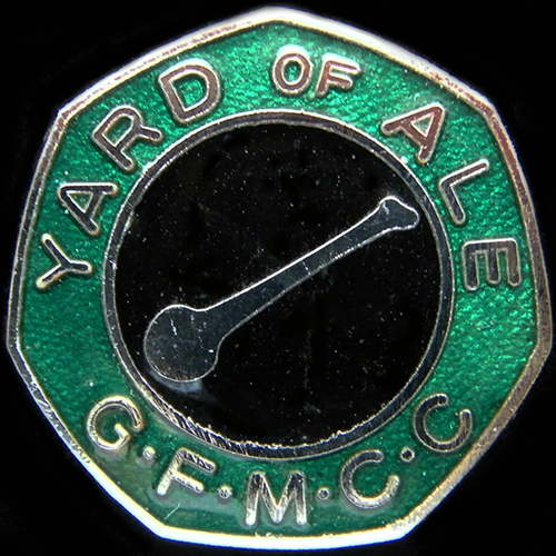 Yard of Ale Rally pin badge