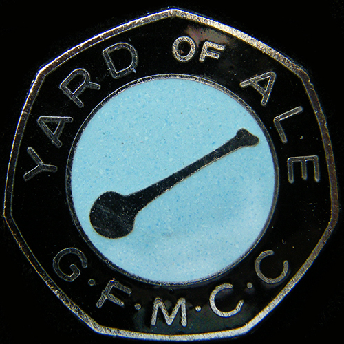 Yard of Ale Rally pin badge