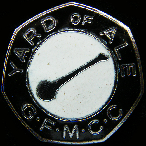 Yard of Ale Rally pin badge