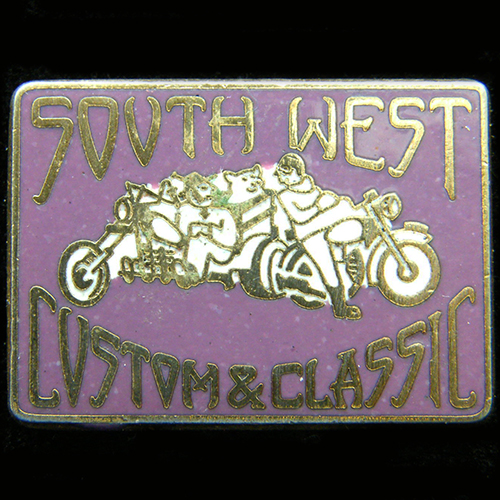 South West Custom & Classic Bike Show Lapel Badge