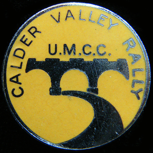 Calder Valley Rally pin badge