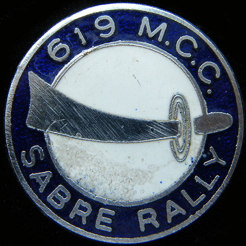 Sabre Rally Lapel Badge