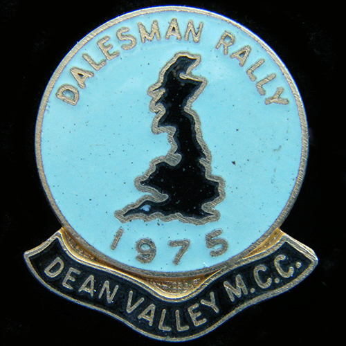 Dalesman Rally pin badge