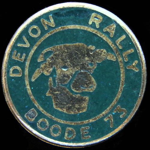 Devon Rally pin badge