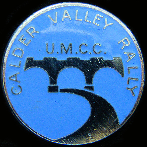 Calder Valley Rally pin badge