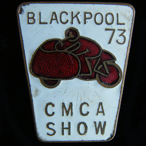 C M C A Show pin badge