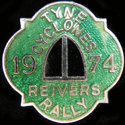 Reivers Rally pin badge
