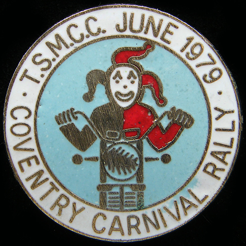 Coventry Carnival Rally pin badge