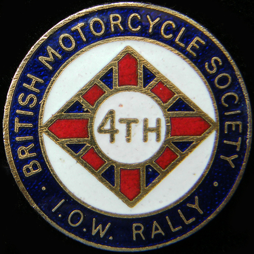 Isle of White Rally pin badge