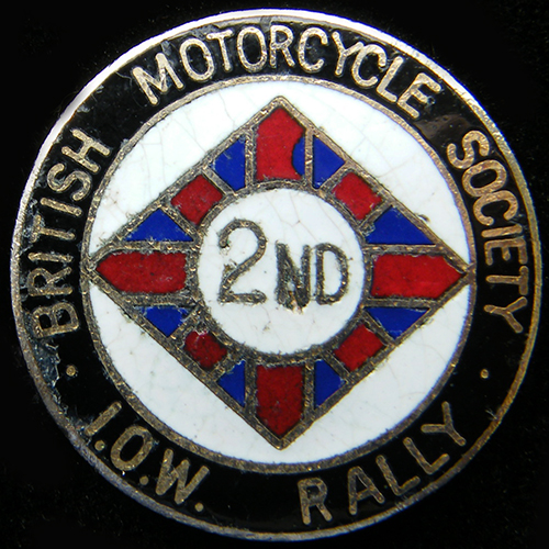 Isle of White Rally pin badge