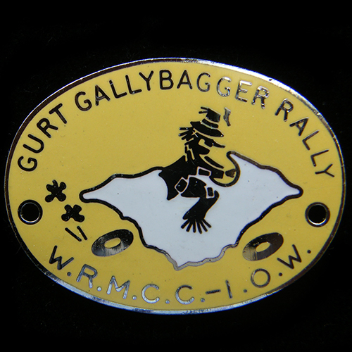 Gurt Gallybagger Rally pin badge