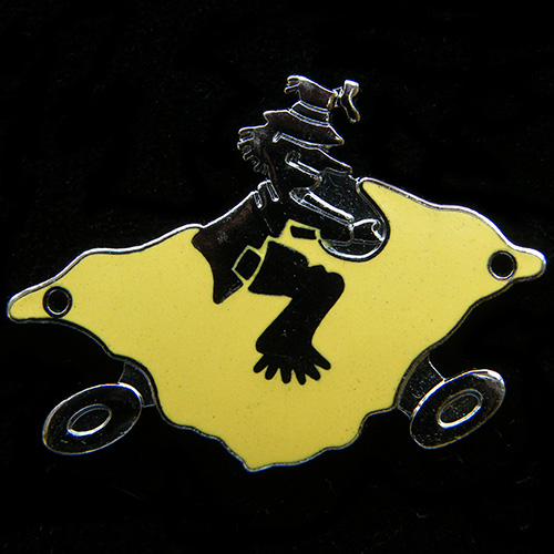 Gurt Gallybagger Rally pin badge