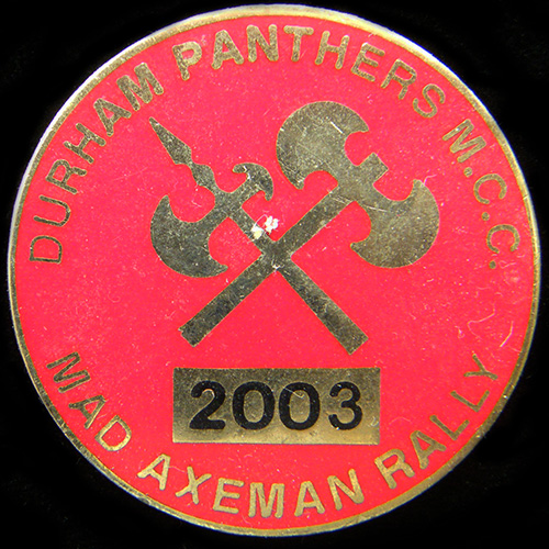 Mad Axeman Rally Pin Badge