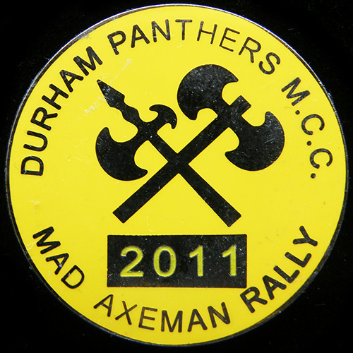 Mad Axeman Rally Pin Badge