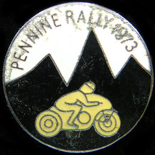Pennine Rally pin badge