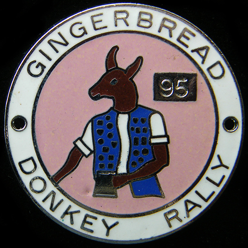 Donkey Rally pin badge 