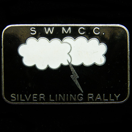 Silver Lining Rally pin badge