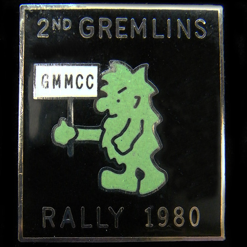 Gremlins Rally pin badge