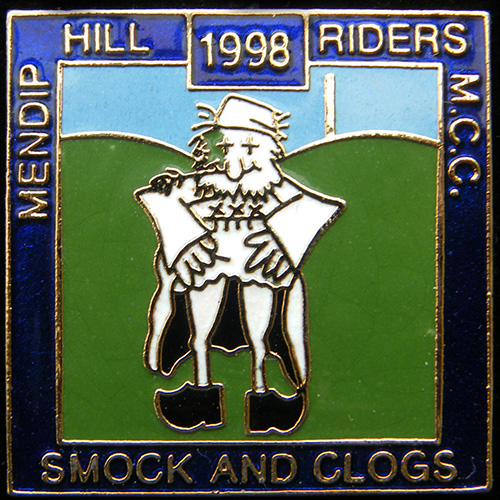 Smock & Clogs Rally pin badge