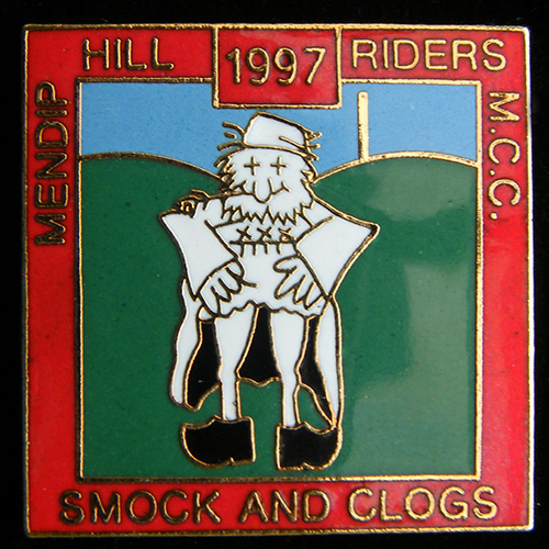 Smock & Clogs Rally pin badge