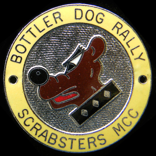 Bottler Dog Rally pin badge