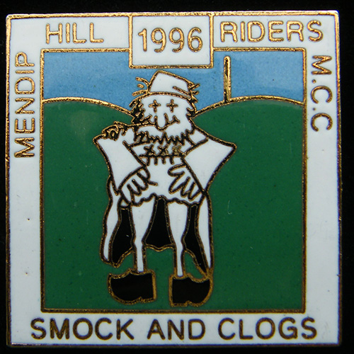 Smock & Clogs Rally pin badge
