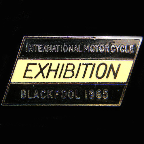 International Motor Cycle  Exhibition pin badge
