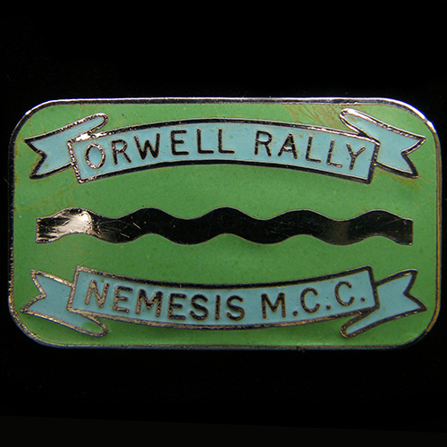 Orwell Rally pin badge