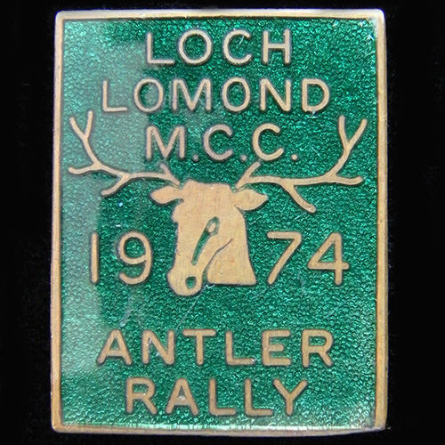 Antler Rally Loch Lomond Pin Badge