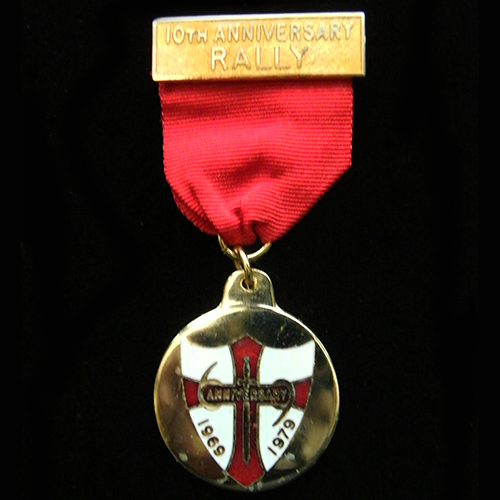 Legend Rally pin badge