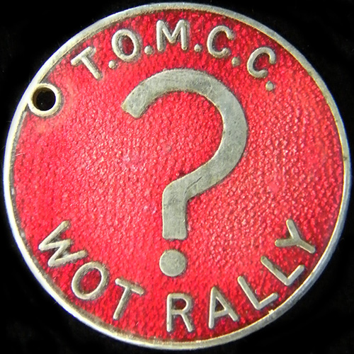 Wot Rally Pin badge