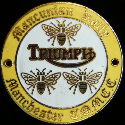 Mancunian Rally pin badge