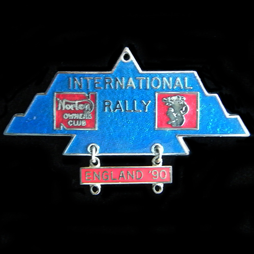 International Rally lapel badge
