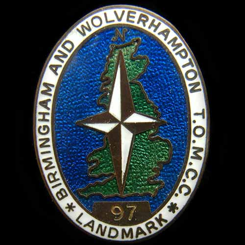 Triumph Owners M C C pin badge