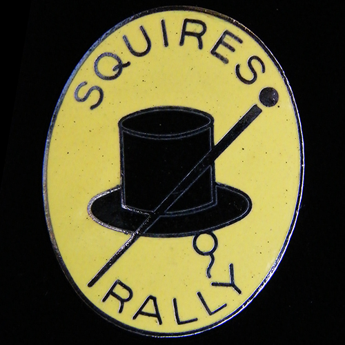 Squires Rally Pin badge