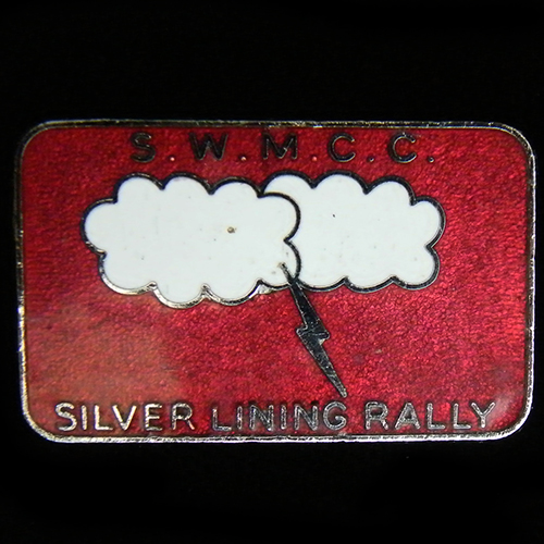 Silver Lining Rally pin badge