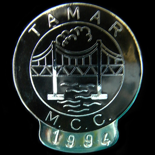 Tamar Rally pin badge