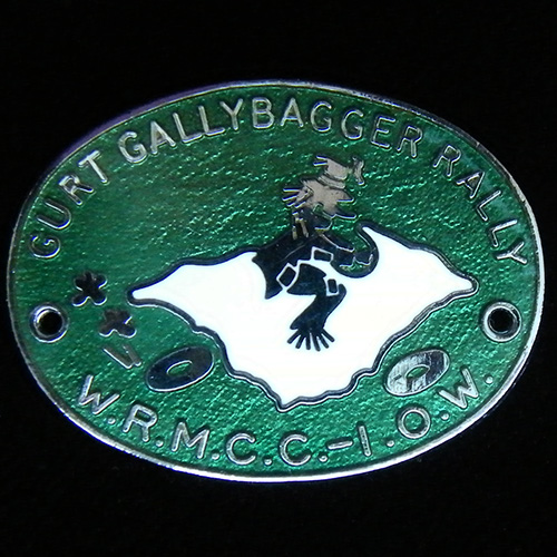 Gurt Gallybagger Rally pin badge