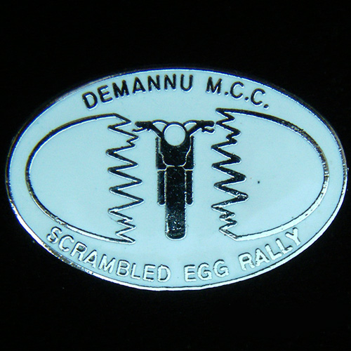 Scrambled Egg Rally pin badge