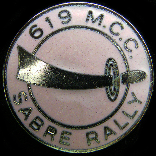 Sabre Rally Lapel Badge