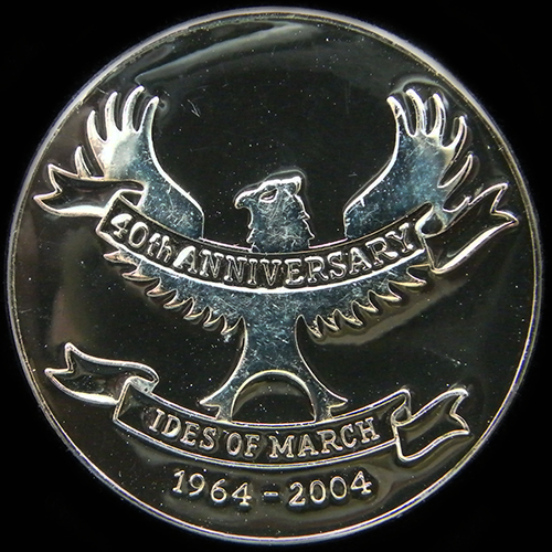 Ides of March Rally lapel badge