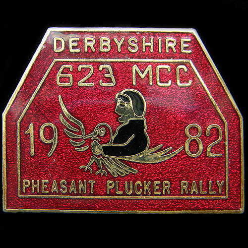 Pheasant Plucker Rally pin badge 