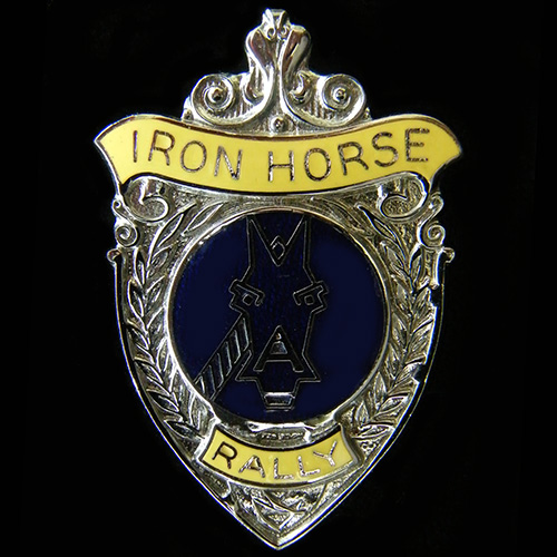 Iron Horse Rally pin badge
