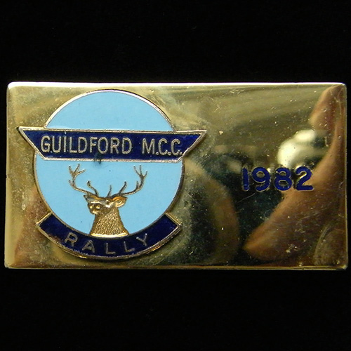 Guildford Motor Cycle Club lapel badge